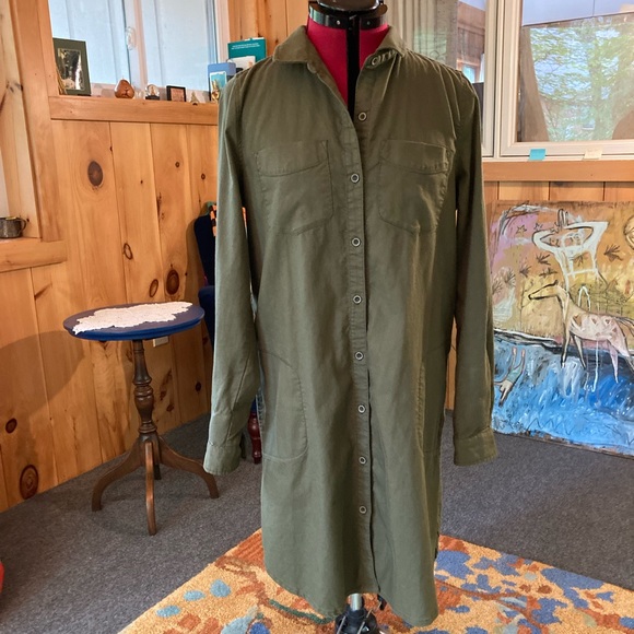 Prana Dresses & Skirts - Prana Yarrow Shirt Dress- Olive